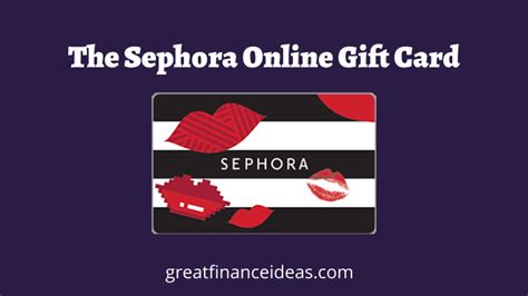 Learn How Sephora Online Gift Card Work and All the Benefits and Rewards - Finance ideas for ...