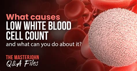 What causes low white blood cell count and what can you do about it? | Masterjohn Q&A Files #01