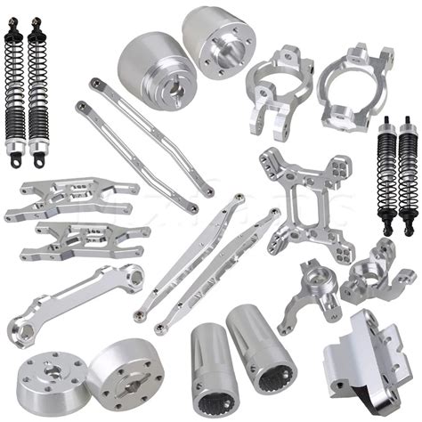 Mxfans 23 pieces Alloy Upgrade Set Spare Parts for RC 1:10 AXIAL Rock Crawler-in Parts ...