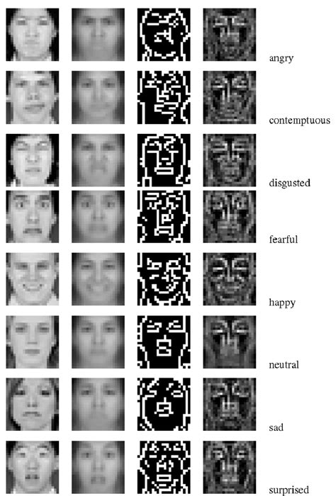 Training data in 22×22 pixel resolution; first column: examples of ...