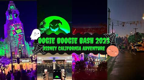 Oogie Boogie Bash 2023 at Disney California Adventure - YouTube