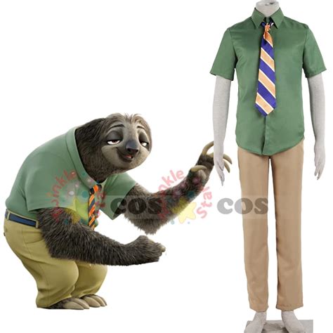 Aliexpress.com : Buy Zootopia Cosplay costume DMV worker Sloths Flash ...