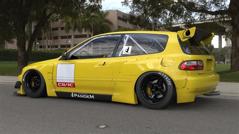 Honda Civic Hatchback Wide Body Kit