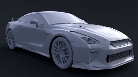 Nissan GTR R35 3D model | CGTrader