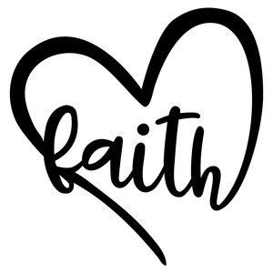 Silhouette Design Store: faith heart Vinyl Crafts, Vinyl Projects, Art Projects, Silhouette ...