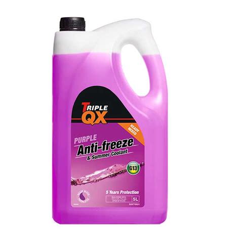 TRIPLE QX Purple Ready Mixed Antifreeze/Coolant (G13) 5Ltr | Car Parts 4 Less