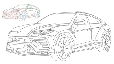 Lamborghini Urus | Digital drawing, Drawings, Illustration