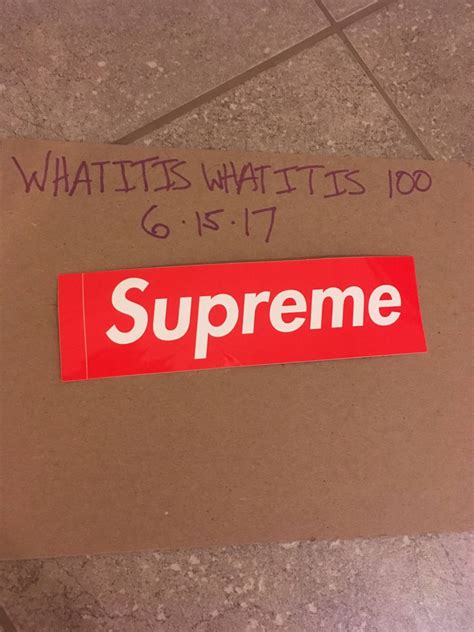 Supreme Supreme Sticker | Grailed