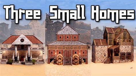 Conan Exiles 3 Small Houses for Roleplayers - YouTube