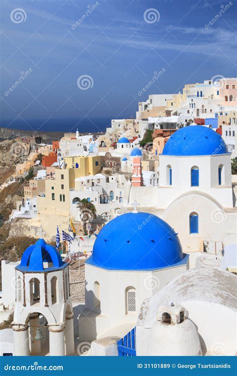 View of Santorini island stock image. Image of tourism - 31101889