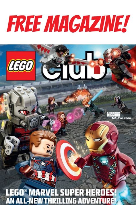 Get a FREE LEGO Club Magazine Subscription - Mission: to Save