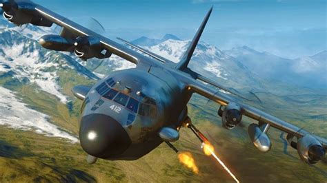 AC-130 Gunship in Action - Firing All Its Cannons-military operation in Afghanistan - YouTube