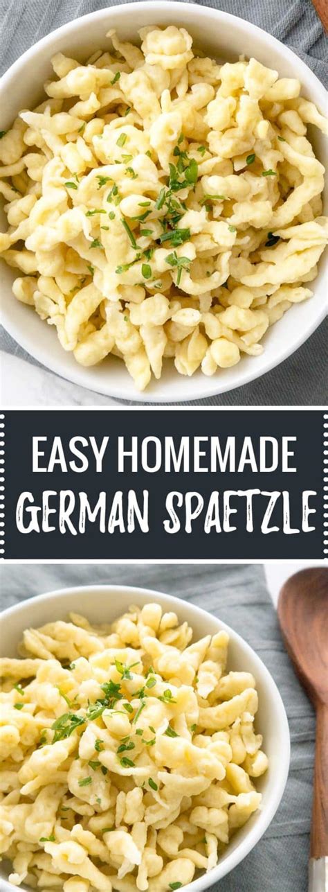 Homemade German Spaetzle Recipe (German Egg Noodles)