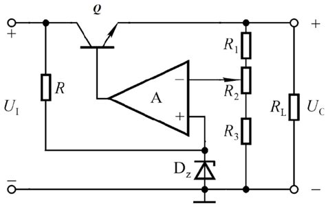 Schematic diagram of the linear power supply | Download Scientific Diagram