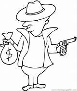 Robber Coloring Pages  Nation sketch template