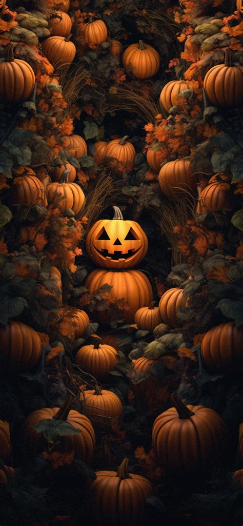 Fall Pumpkin Halloween Wallpaper