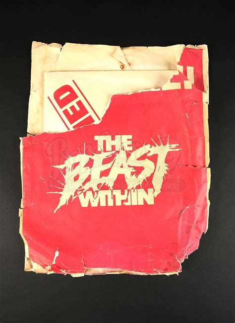 Press Kit | BEAST WITHIN, THE (1982)