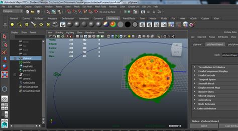 3d Sun Animation Model