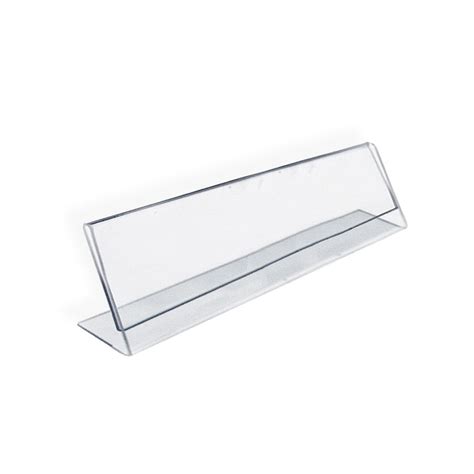 Azar 112703 Horizontal Name Plate Acrylic Sign Holder, 10 Count , New ...