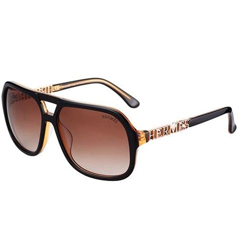 Hermes Aviator With Hermes Logo Brown Sunglasses 307851 | Brown sunglasses, Sunglasses, Glasses