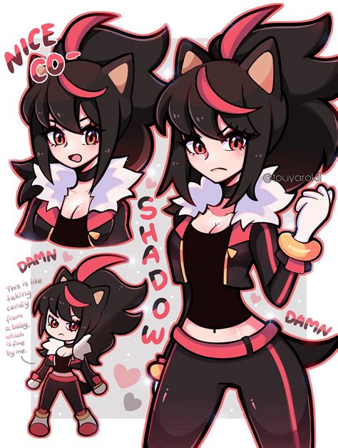 Human Female Shadow by @touyaroki : r/SonicTheHedgehog