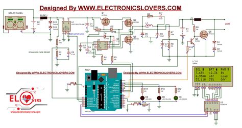 Solar Charge Controller Schematic