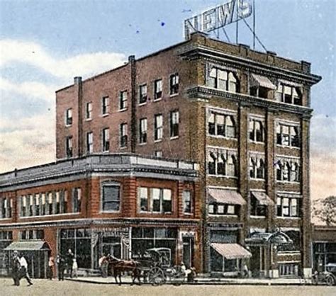 Historic Postcard of Greenville News Building