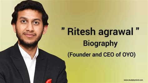 Ritesh Agarwal biography in english (Founder of OYO) Age, Wife ...