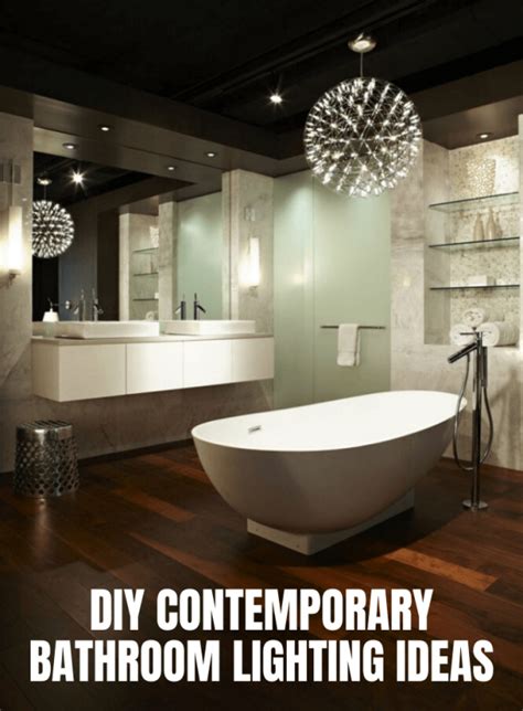 DIY Contemporary Bathroom Lighting Ideas