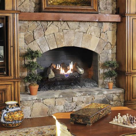 Pleasant Hearth VFL2-WW18DT 18" Dual Fuel Wildwood Vent Free Gas Log Set 30,000 BTU ...