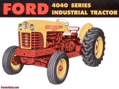 TractorData.com Ford 4000 HD industrial tractor photos information