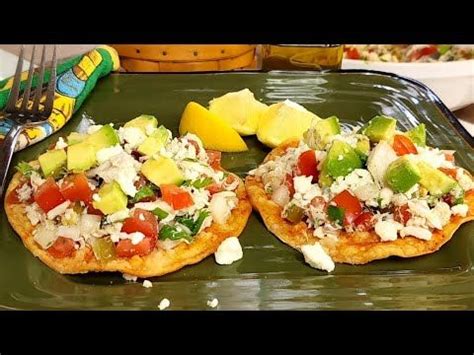 CRAB TOSTADAS | Tostadas De Jaiba | Quick, Easy and Delicious ️ ...