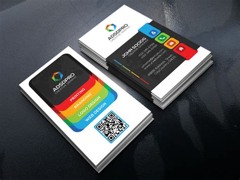 Advertising Business Card ~ Business Card Templates ~ Creative Market