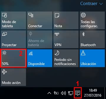 ¿Como bajar el brillo de la pantalla en Windows 10? - Microsoft Community