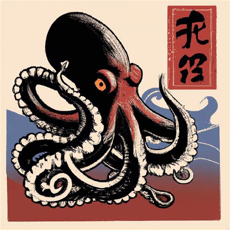 Ukiyo-e Octopus Japanese Art Manga Asian Classic Work of Art - Etsy ...