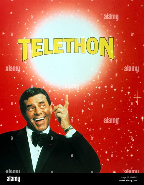 JERRY LEWIS hosts the Labor Day weekend telethon for Muscular Dystrophy, 1980s Stock Photo - Alamy