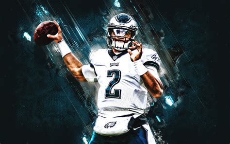 Download wallpapers Jalen Hurts, Philadelphia Eagles, NFL, american ...