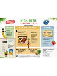 kids menu - Brewers Fayre / kids-menu-brewers-fayre.pdf / PDF4PRO