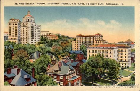 Presbyterian Hospital, Children's Hospital and Clinic. Schenley Park ...