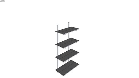 ISS Designs Modular Shelving - Wall Mounted System With Aluminum ...
