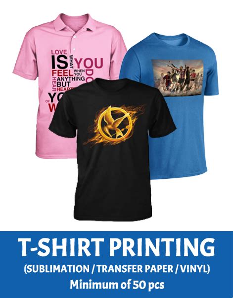 Custom T-shirt Printing - 3D Sublimation Machine Supplier Philippines | DIY Printing