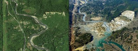 Before and After: Photos Show Mudslide's Destruction