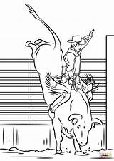 Bull Riding Rodeo coloring page  Free Printable Coloring Pages sketch template