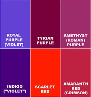 The Saint Bede Studio Blog: Violet or Purple ? The Colours of the ...