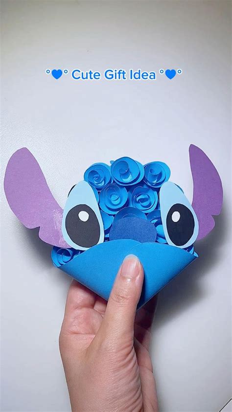 Stitch Gift Idea Flower Bouquet | Diy gift set, Easy diy gifts, Stitch gift