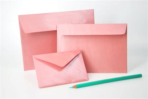 A7 5x7 Metallic Pink Envelopes Perfect for 5x7 by SQUISHnCHIPS