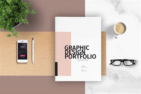 Graphic Design Portfolio Template Indesign