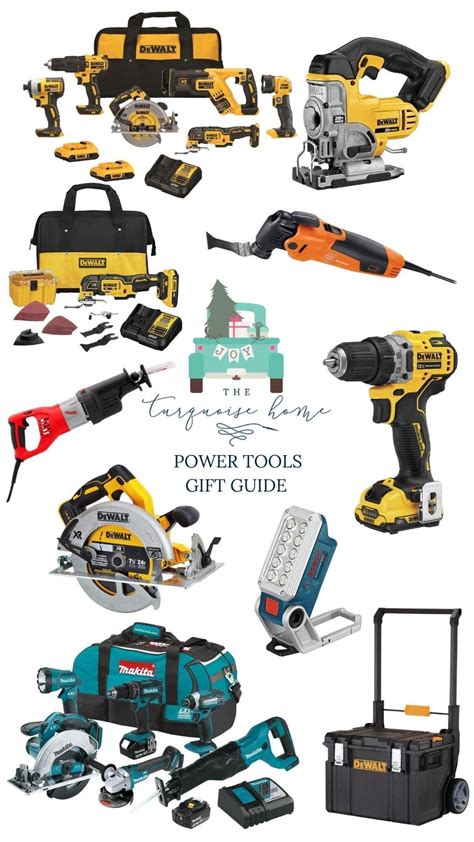 The BEST Power Tool Set Gift Guide | Tool gifts, Power tool set, Gift guide