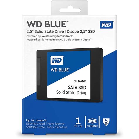 WD BLUE SSD 1TB PC SATA III 6Gb/s 2.5"/7mm WDS100T2B0A (Warranty 5 ...