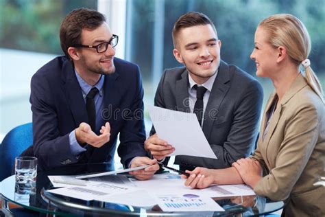 Sharing ideas stock photo. Image of meeting, businessman - 34591880